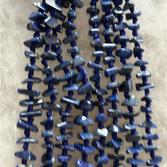 Lapis Lazuli Natural Gemstone 16in Strand - Picture 5 of 9